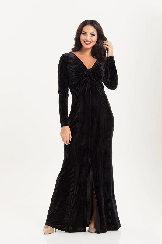 Shift Women Dress with a Simple and Classic Design for Everyday WearMorticia Black Gown