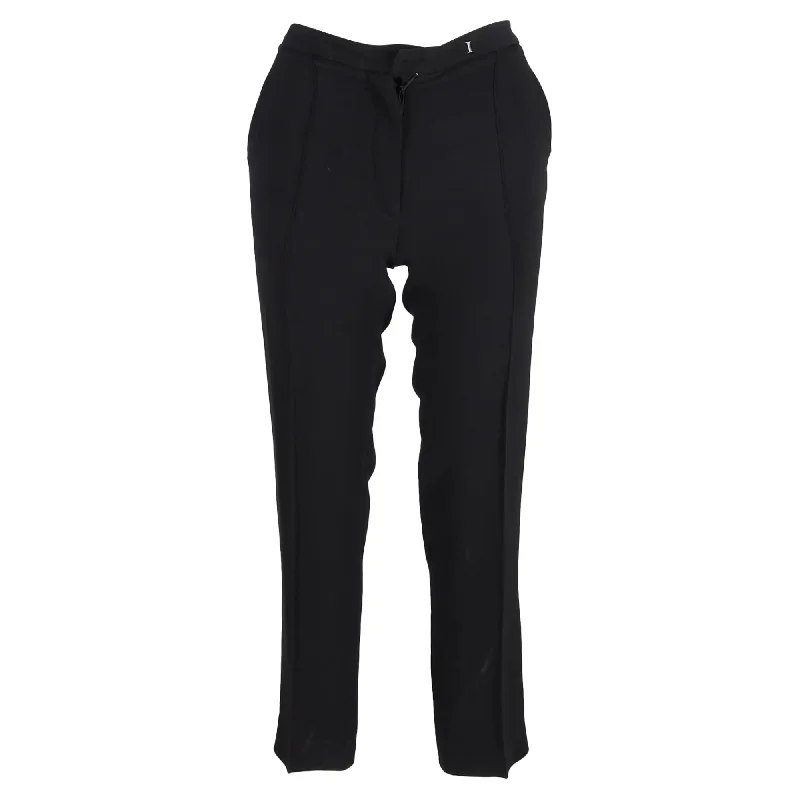 Jogger women trousers for a casual and sporty vibeElie Saab Trousers in Black Wool