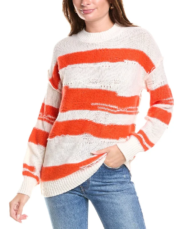 Hooded Women Sweater for Added Comfort and Style27 Miles Malibu Wool, Cashmere, & Silk-Blend Sweater