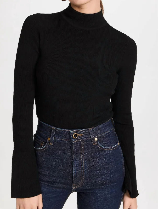 Button - Down Women Sweater for a Versatile LookDevin Sweater In Black