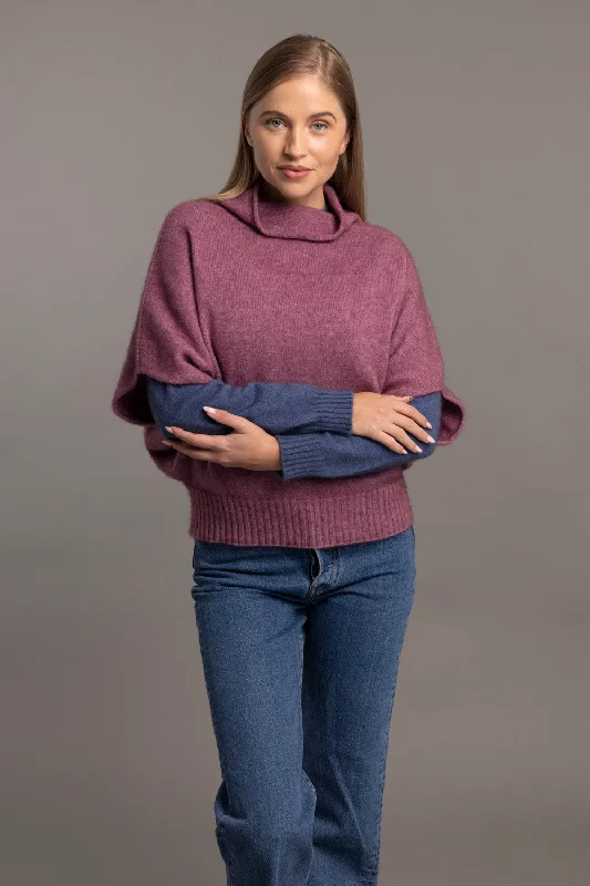 Striped Women Sweater with a Timeless PatternMcDonald - 5043 Shrug Sweater