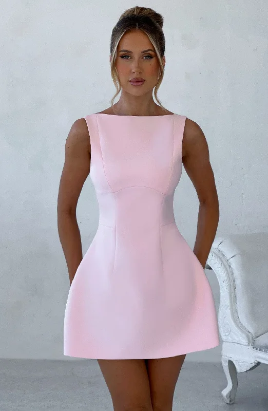 Empire Waist Women Dress to Accentuate the Bust and Conceal the WaistEmpire Waist Women Dress to Accentuate the Bust and Conceal the WaistAlana Mini Dress - Blush