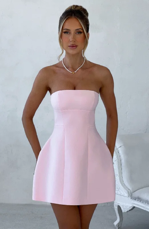 Mermaid - Style Women Dress with a Fitted Silhouette for Special OccasionsMermaid - Style Women Dress with a Fitted Silhouette for Special OccasionsAsha Mini Dress - Blush