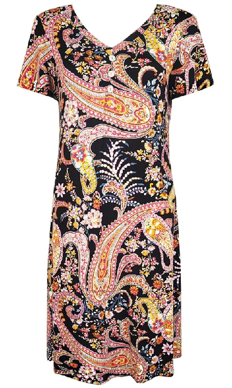 Sheath Women Dress with a Tailored Fit for a Professional LookSheath Women Dress with a Tailored Fit for a Professional LookDELPHINE Paisley Punch Dress - FINAL SALE