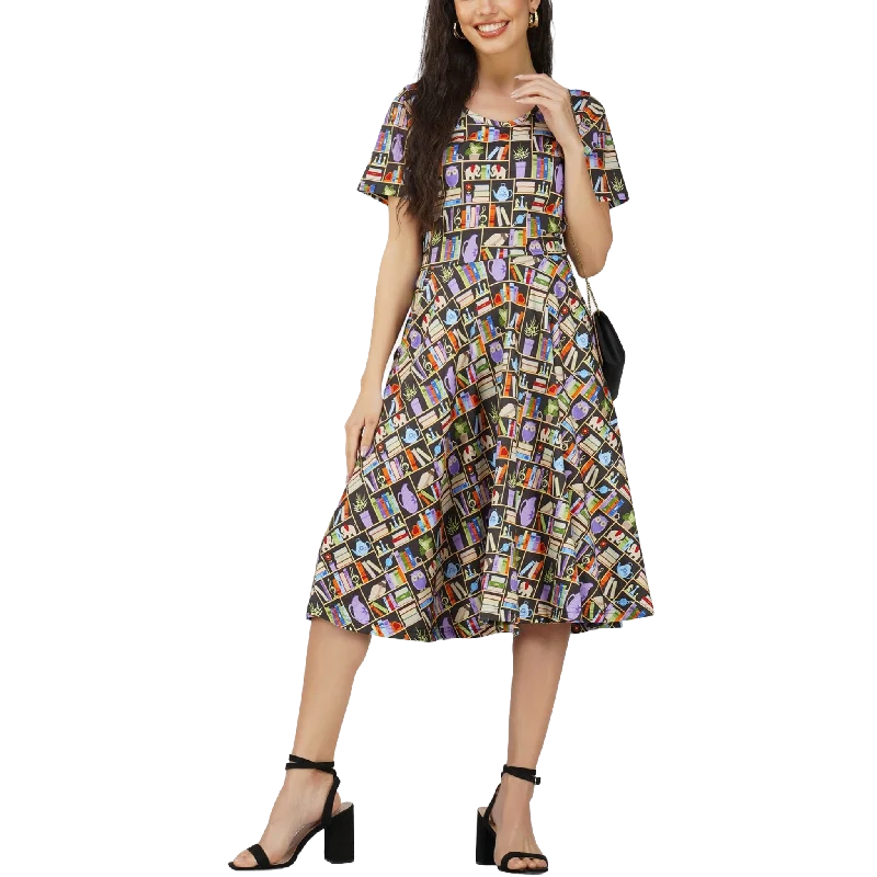 Pleated Women Dress with a Timeless and Elegant TexturePleated Women Dress with a Timeless and Elegant TextureOnce Upon A Time Twirl Dress