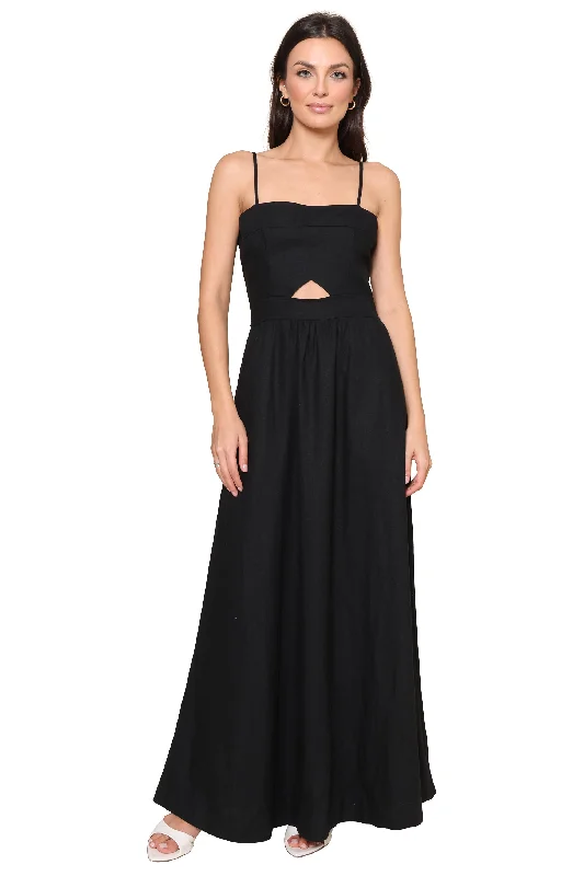 Little Black Women Dress with Sequins for a Glamorous Night OutLittle Black Women Dress with Sequins for a Glamorous Night OutThe Linen Cutout Maxi Dress