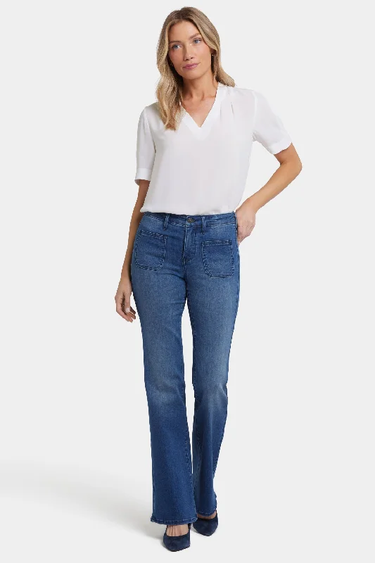 Jeggings women jeans combining the comfort of leggings and style of jeansAva Flared Jeans - Tideway