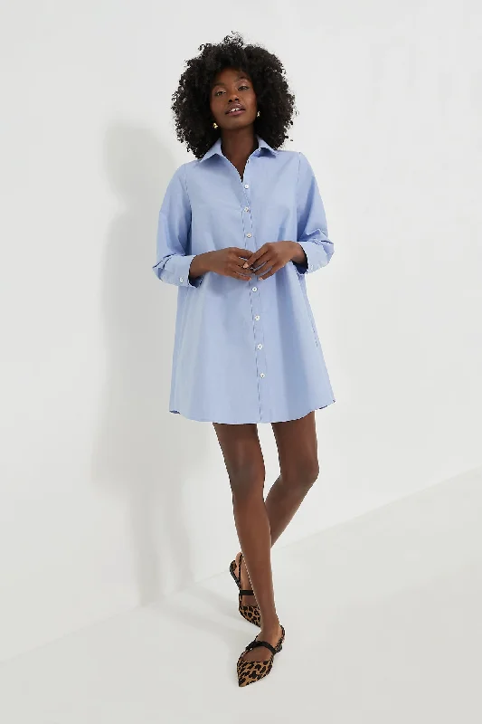 Long - Sleeve Women Dress in Velvet for a Luxurious Winter LookChambray Harris Shirt Dress