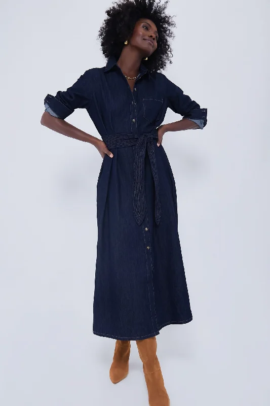 Backless Women Dress for a Sexy and Alluring Look at Evening EventsDenim Chessie Dress