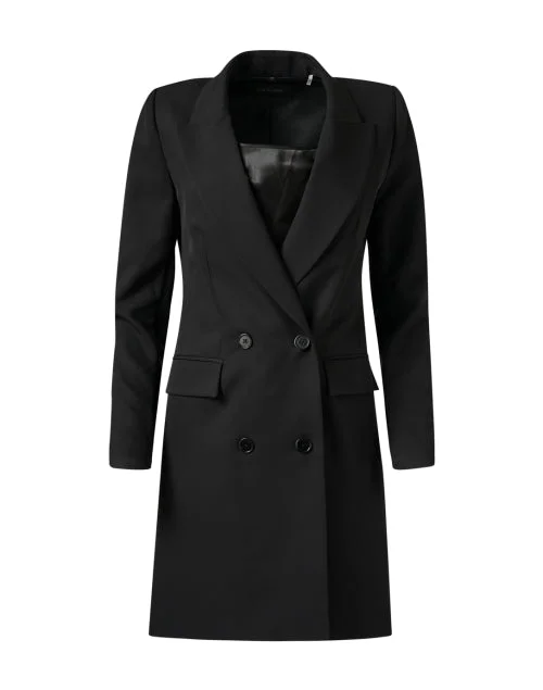 Halter Neck Women Dress to Show Off the Shoulders and NecklineIvy Black Blazer Dress