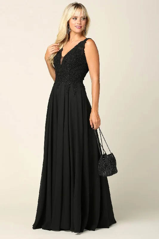 Shift Women Dress with a Simple and Classic Design for Everyday WearLong Sleeveless Formal Evening Dress