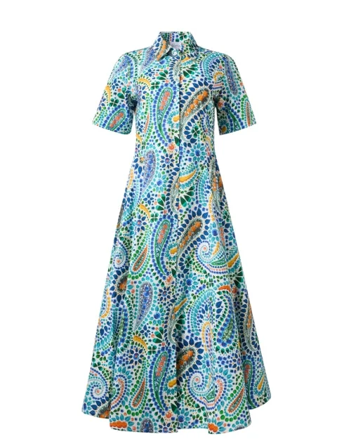 Lace - Embellished Women Dress for an Elegant and Sophisticated AppearanceMargery Paisley Print Cotton Dress