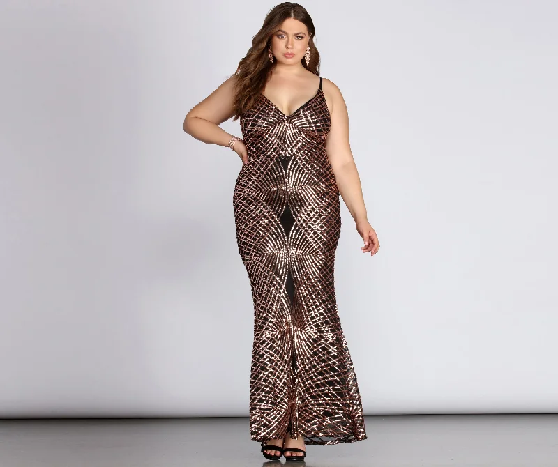 Backless Women Dress for a Sexy and Alluring Look at Evening EventsRosie Formal Sleeveless Sequin Dress