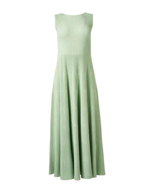 Plus Size Women Dress with a Flattering A - Line Cut for Comfort and StyleSunny Green Knit Dress