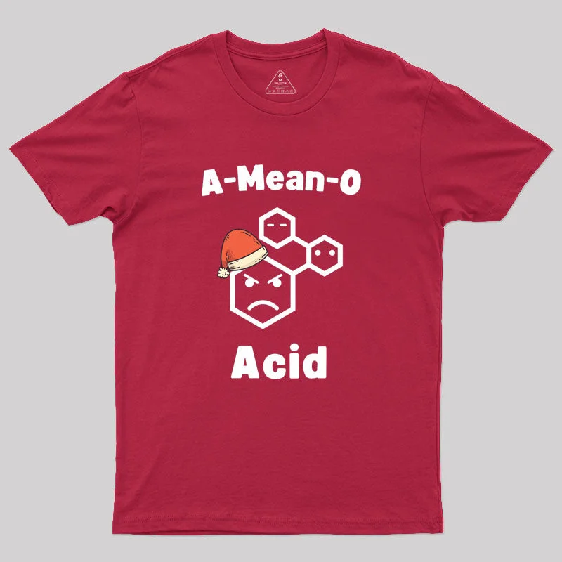 Muscle Women T Shirt for a Sporty and Casual LookA-mean-o Acid Funny Chemistry Geek T-Shirt