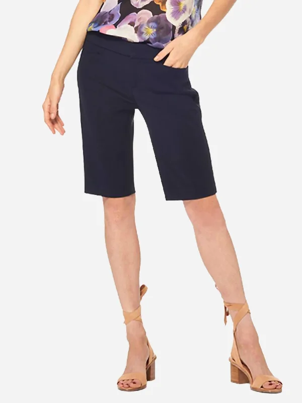 Belted Women Shorts to Enhance the WaistlineAtkins Short In Navy