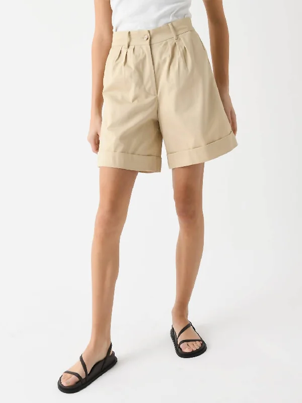 Tie - Waist Women Shorts for a Customizable FitCampania Short In Bleached Sand