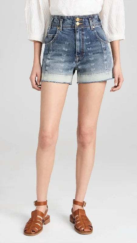 Printed Floral Women Shorts for a Summer - Ready StyleCharlotte Shorts In Etched Arashi Wash