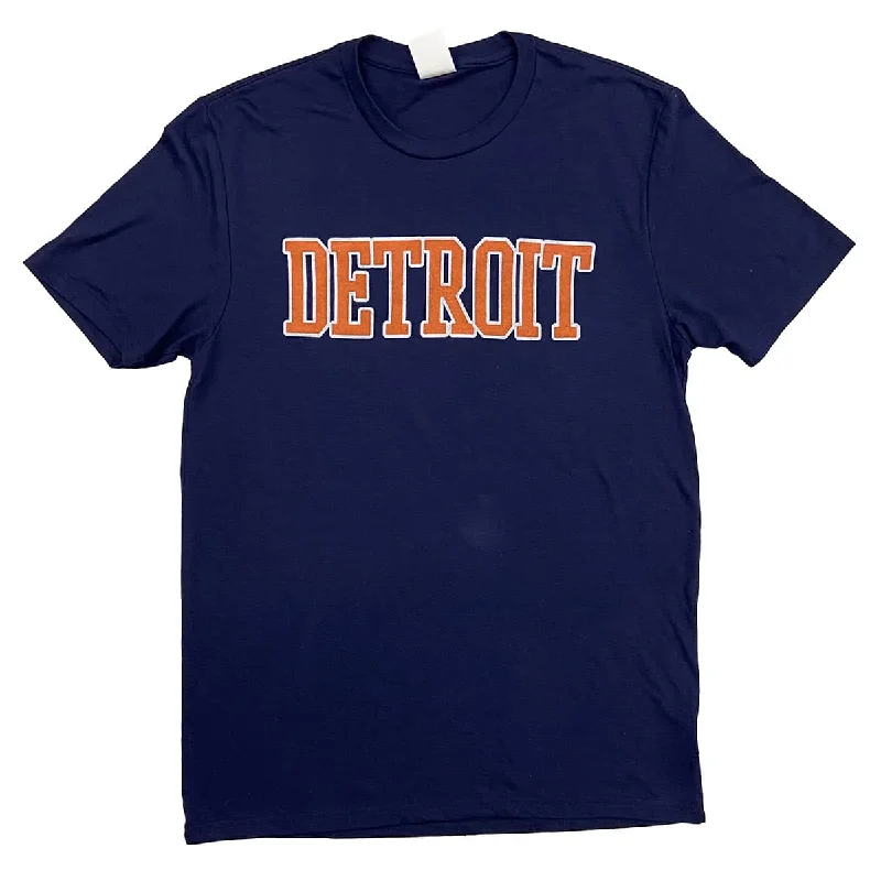 Ringer T Shirt Women with Retro - Inspired StripesDetroit Shirt