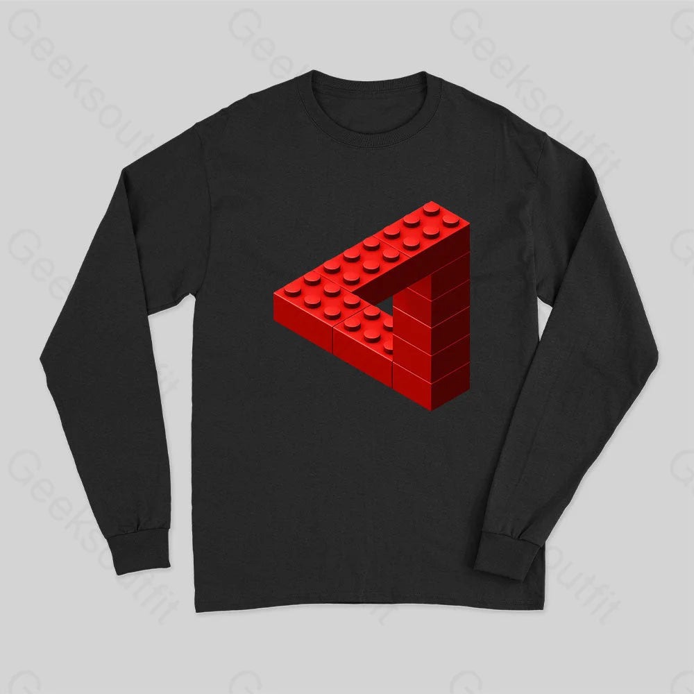 Puff Sleeve Women T Shirt for a Fashion - Forward LookEscher Toy Bricks Long Sleeve T-Shirt