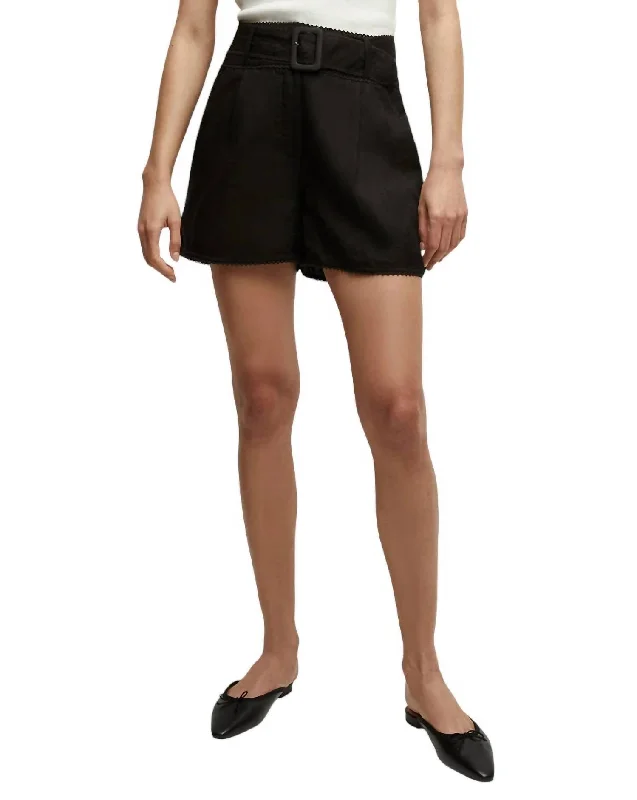 Tie - Waist Women Shorts for a Customizable FitHobbes Short In Black