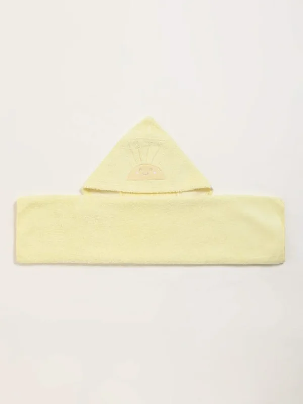 Linen Women Shorts for Breathable Comfort in Hot WeatherHOP Baby Yellow Hooded Towel