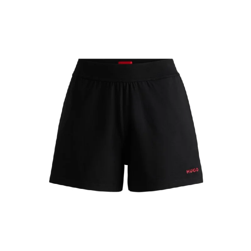 Jeanette Women Shorts with a Soft and Comfortable FeelRelaxed-fit shorts with silicone-printed logo