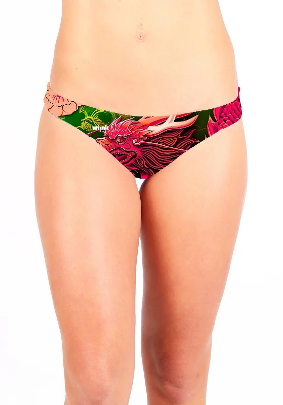 Sustainable bikini made from recycled materials for eco - conscious beachgoersDragon Bottom