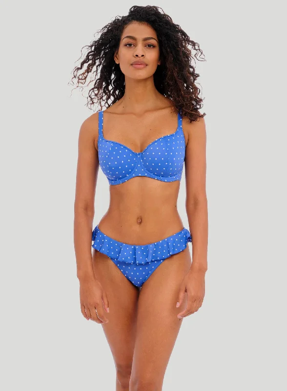 UV - protection bikini for safe sun exposure during beach daysFreya Swimwear: Jewel Cove Sweetheart Underwire Bikini Top Azure