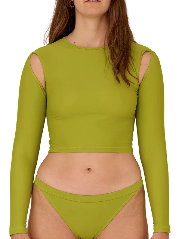 Plus - size bikini with full - coverage options for comfort and confidenceGaia Rashguard Yucca