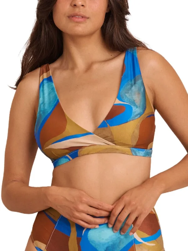 UV - protection bikini for safe sun exposure during beach daysMariposa Top Water Print